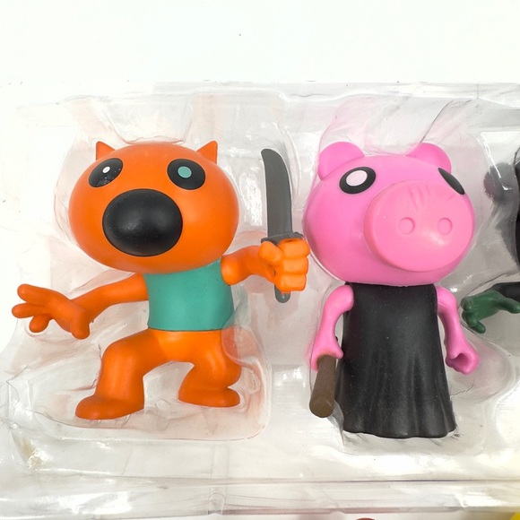 Roblox Piggy Collectible Figure Pack Series 1 Set of 6 Lot Bundle 3 Inch Toys - Picture 2 of 8